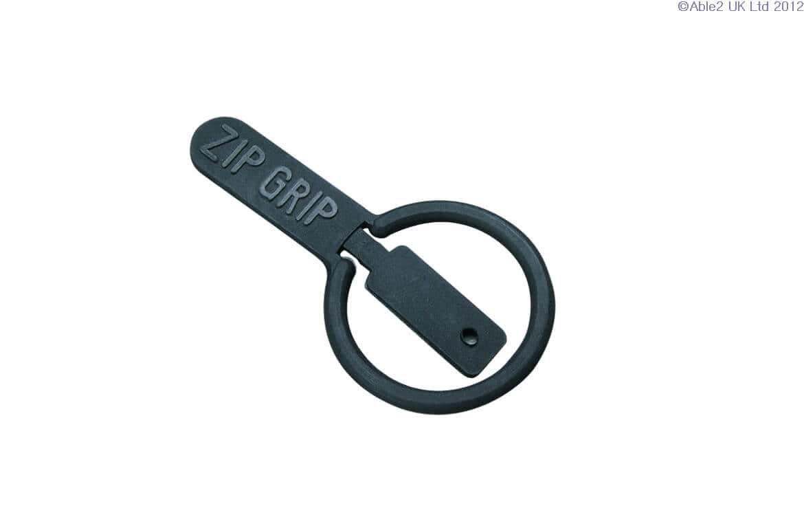 Anti-theft zippable grip lock for mobility scooters and wheelchairs, easy to use.