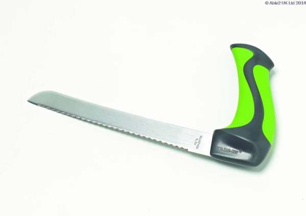 Soft grip reciprocating saw with ergonomic handle for mobility and home improvement projects.