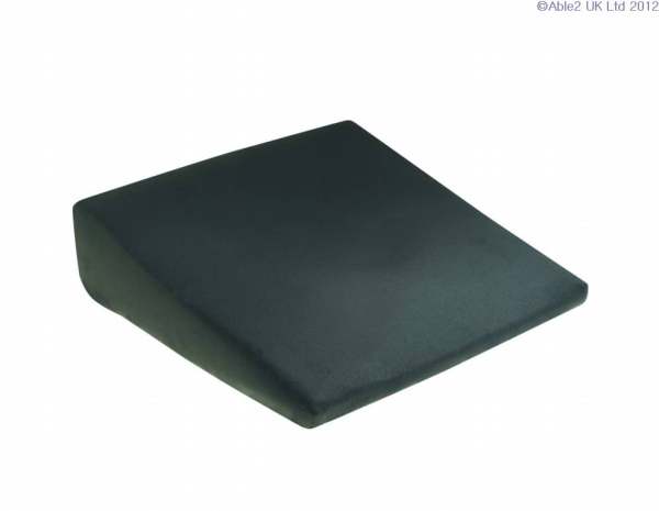 Lightweight wheelchair cushion for pressure relief and added comfort.