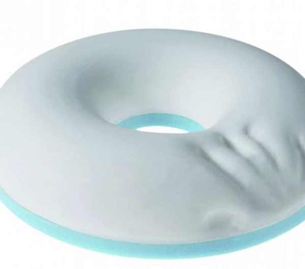 Lightweight medical MRI head coil for enhanced patient comfort.