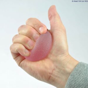 Comfortable gel hand grip for mobility aids, ergonomic support for easier handling.