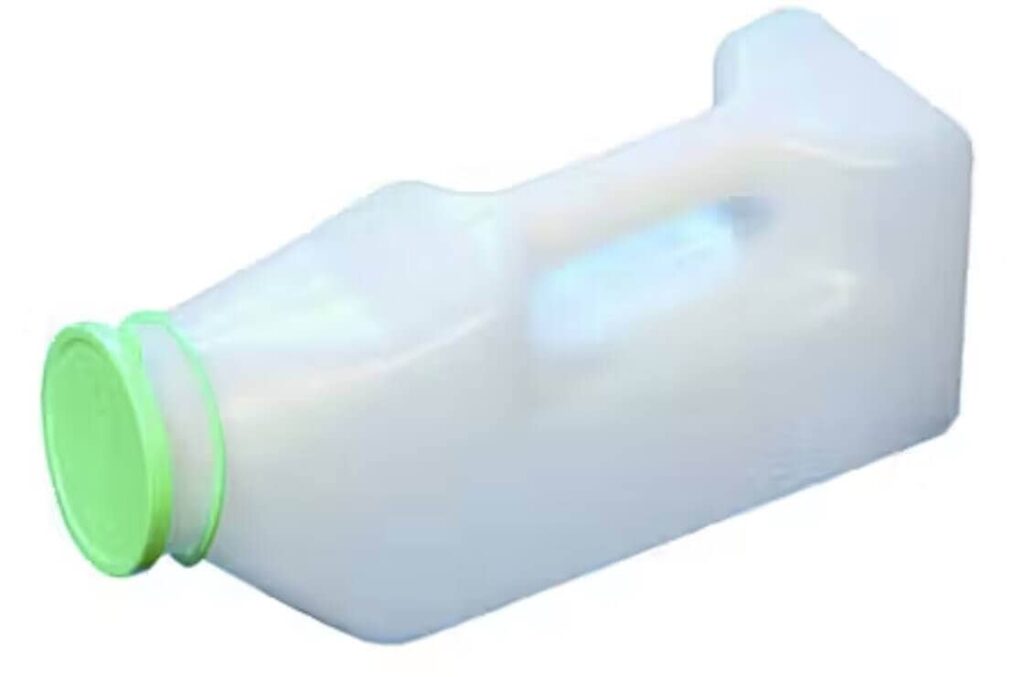 Portable oxygen concentrator tank for mobility aid and oxygen therapy.