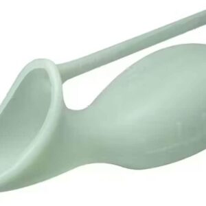 Lightweight plastic scoop for mobility and accessibility aids.