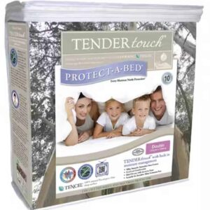 Soft, breathable bed protector for adults and children, ideal for sensitive skin and incontinence.
