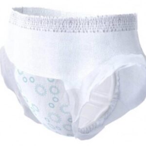 Disposable adult incontinence pad for mobility aids, discreet and comfortable.