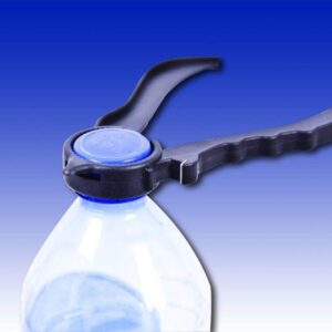 Plastic Multi Opener Durable water bottle spray cap for mobility aids and outdoor use.