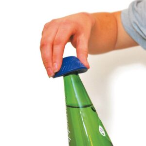 Anti Slip Bottle Opener Adjustable rubber bottle opener for mobility aid bottles, versatile and easy to use.
