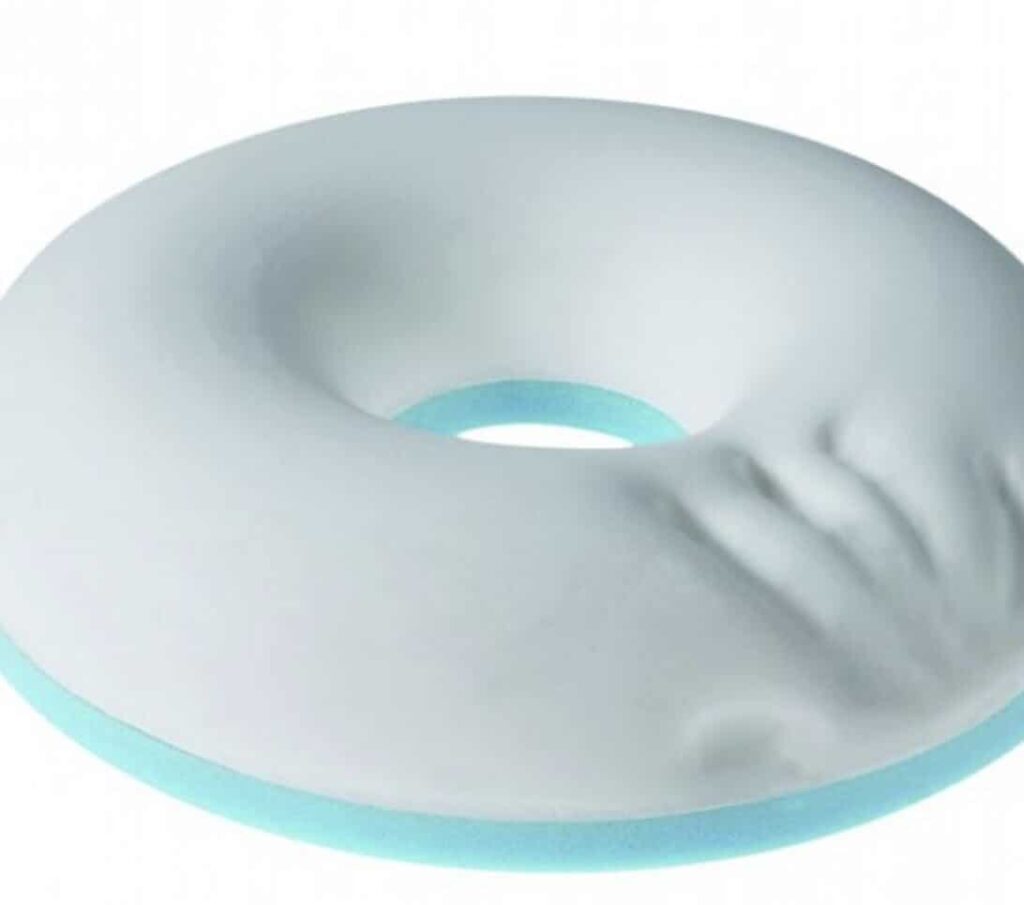 Lightweight medical MRI head coil for enhanced patient comfort.