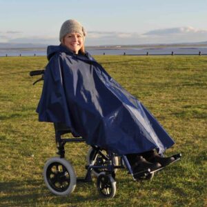 Lightweight mobility scooter for outdoor use with weather protection, ideal for independence and comfort.