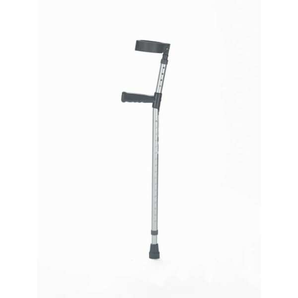 Lightweight aluminium adjustable walking cane with ergonomic handle for mobility support.