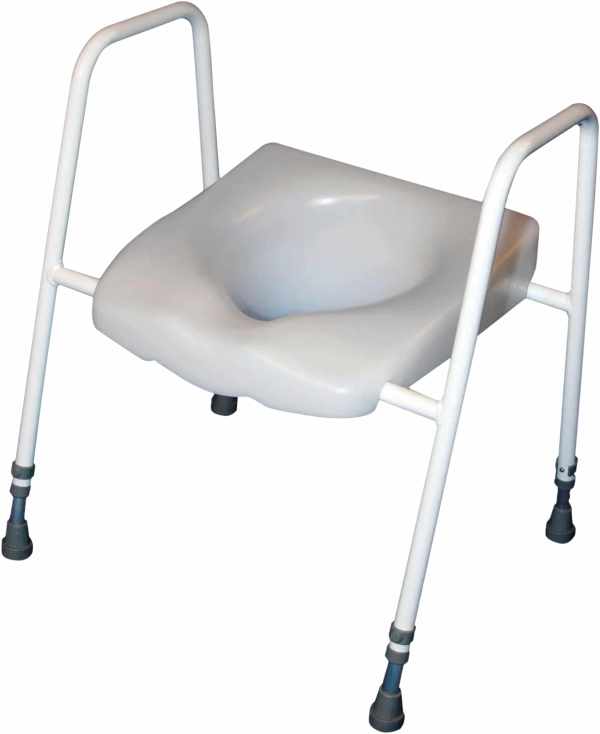 Portable shower chair for accessible mobility and comfort.