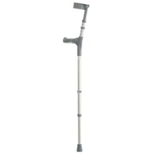 Combi Comfy Handled Elbow Crutches Lightweight aluminium walking cane with ergonomic handle for mobility assistance.