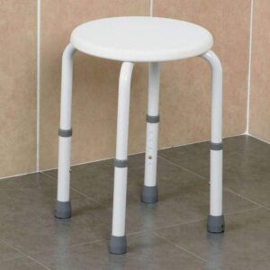 1. Portable shower stool for elderly and disabled mobility assistance.