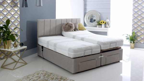 Comfortable electric adjustable bed for mobility solutions and independent living.