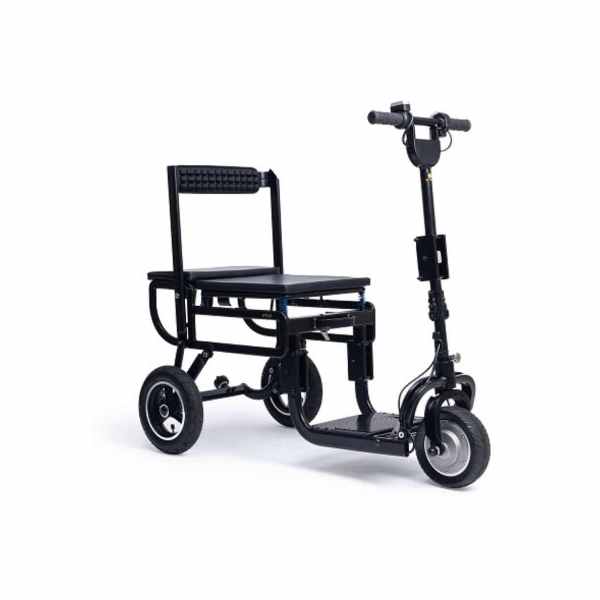 Electric wheelchair with scooter functionality, ideal for mobility support and independence.