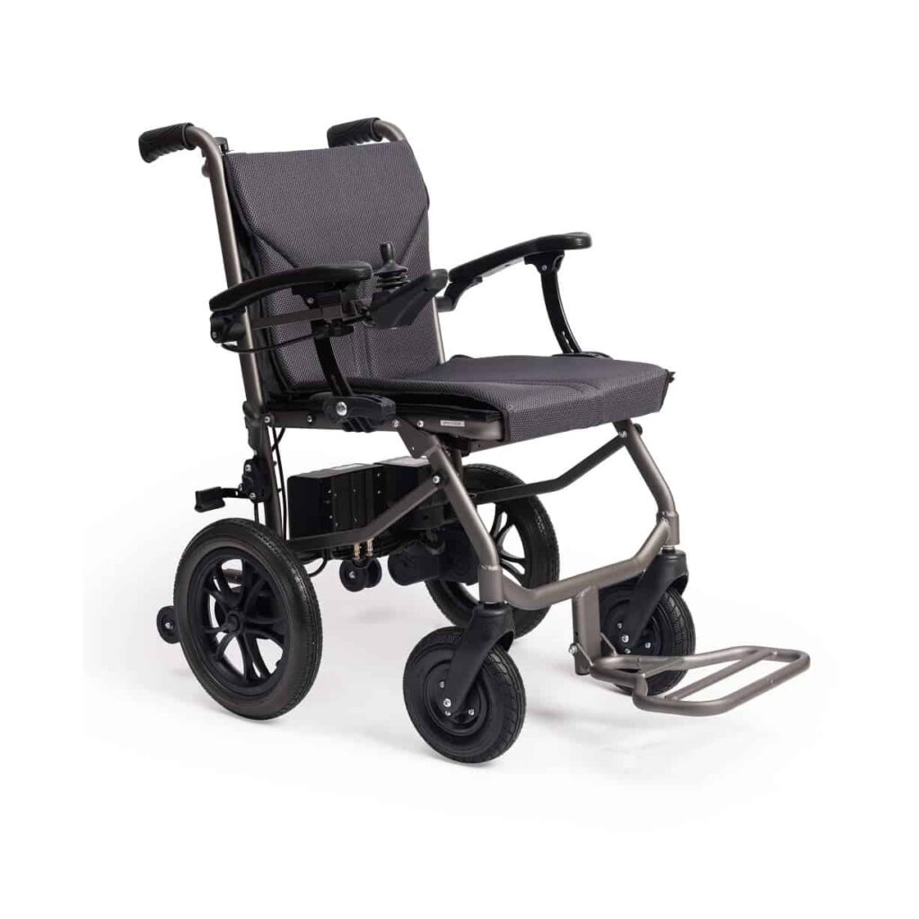 Lightweight electric mobility scooter for adults, ideal for mobility impairments and daily use.