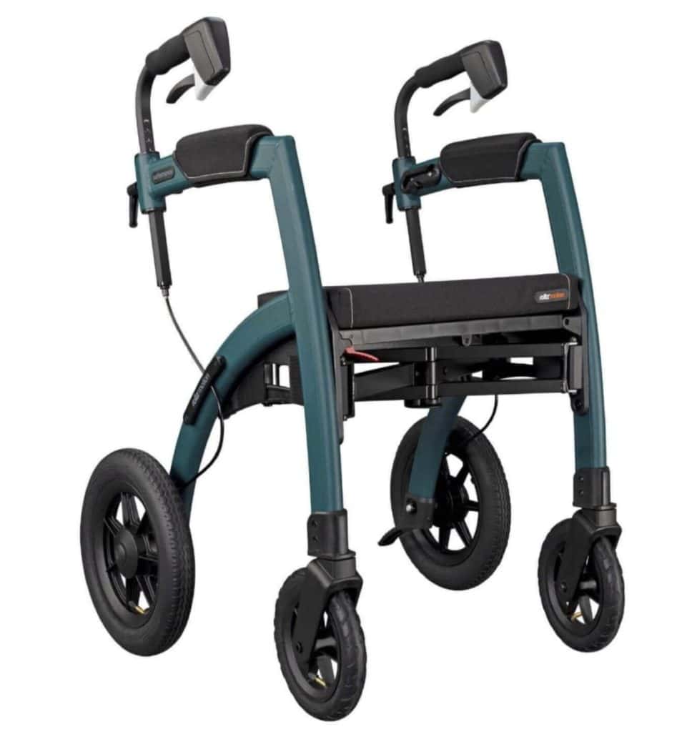 Lightweight mobility scooter for elderly and disabled individuals, ideal for daily use.
