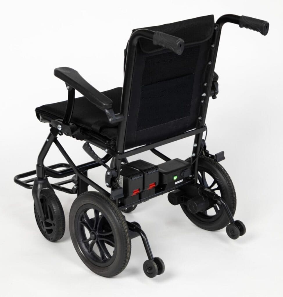 Electric wheelchair for mobility aids and accessible transport solutions.