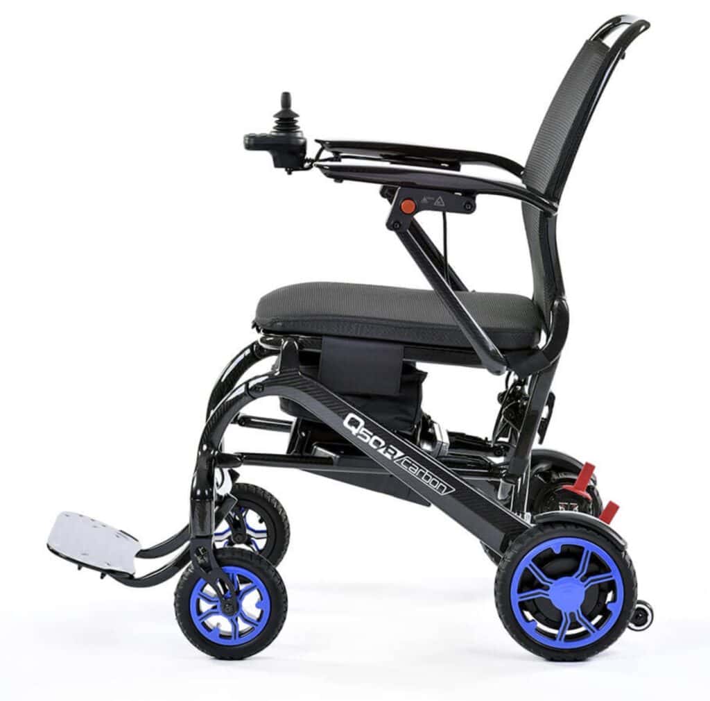 Lightweight mobility scooter for elderly, ideal for accessible travel and independence.