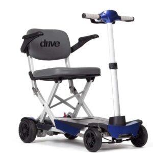 Drive Manual Fold Scooter Versatile mobility scooter with comfortable seat and ease of use for seniors and disabled.