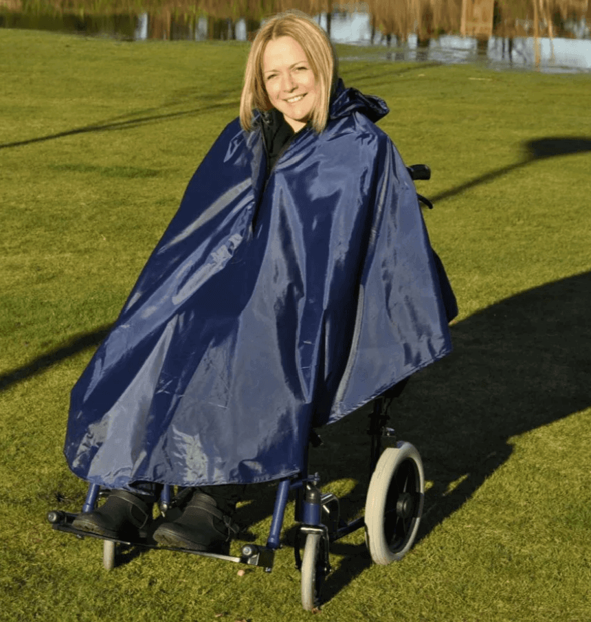 Splash Wheelchair Poncho (Lined)