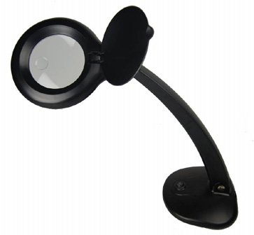 Magnifying Table Light - Black